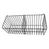 Cesto Aramado De Parede Com Divisória Lavanderia Cozinha N5 Preto - 2
