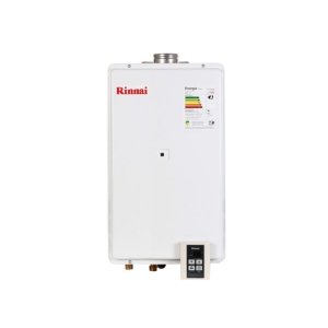 Aquecedor a gás GN Rinnai REU-2802 FEC branco 127V/220V