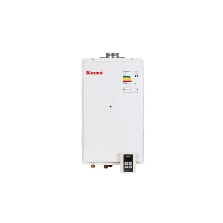 Aquecedor a gás GN Rinnai REU-2802 FEC branco 127V/220V