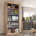 Ver imagem 2 de Armário de Escritório Miriam 2 Portas 1,85m Teka/onix