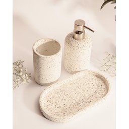 Kit Lavabo Cimento Granilite – 3 Peças - Mart - 2