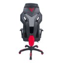 Ver imagem 4 de Cadeira Gamer Pelegrin em Couro PU Reclinável PEL-3014 Preta e Vermelha