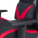 Ver imagem 6 de Cadeira Gamer Pelegrin em Couro PU Reclinável PEL-3014 Preta e Vermelha