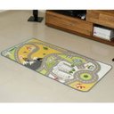 Ver imagem 1 de Tapete Mixed Pistinha Infantil Quarto 70 x 133cm Rayza