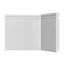 Ver imagem 1 de Rodapé 20cm 2,4 Metros por Caixa 505 Branco Santa Luzia