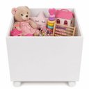 Ver imagem 1 de Caixa Organizadora Infantil com Rodinhas Branco Decorativo