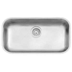 Cuba Inox de Embutir 56x34 Cm com Válvula de 4 1/2 Lavínia 56 Bl Tramontina Acetinada