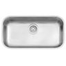 Cuba Inox de Embutir 56x34 Cm com Válvula de 4 1/2 Lavínia 56 Bl Tramontina Acetinada - 1