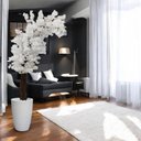 Ver imagem 1 de Árvore Grande Flor de Cerejeira Branca Flores Artificiais