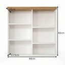 Ver imagem 3 de Armário de Banheiro 80cm 02 Portas com Espelho Ref 801 - Branco/Itapuã