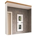 Ver imagem 2 de Armário de Banheiro 80cm 02 Portas com Espelho Ref 801 - Branco/Itapuã