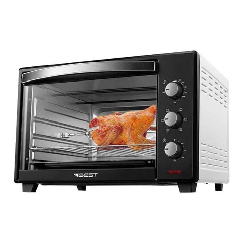 Forno Elétrico 48 Litros Best Plus Preto e Branco 110v