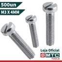 Ver imagem 4 de 500 PEÇAS - PARAFUSO MAQUINA FENDA C. CILÍNDRICA M3 X 4MM
