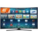 Ver imagem 1 de Smart TV LED Curva Tela 49 Polegadas Ultra Hd 4K Samsung 49Mu6300 3 HDMI 2 USB Wi-Fi Conversor Digital
