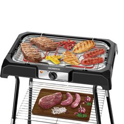 Churrasqueira Elétrica Mondial Grand Steak & Grill ll CH-06 Com suporte 110V - 3