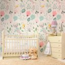 Ver imagem 6 de Papel de Parede Floral Infantil Colorido Rolo 3m