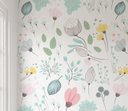 Ver imagem 5 de Papel de Parede Floral Infantil Colorido Rolo 3m