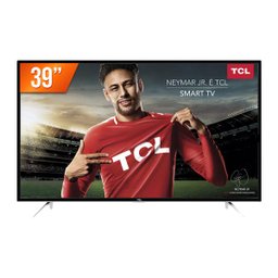Smart TV LED 39 Polegadas Full Hd Semp Tcl L39S4900Fs 3HDMI 2Usb com Wifi e Conversor Digital Integrados - 1