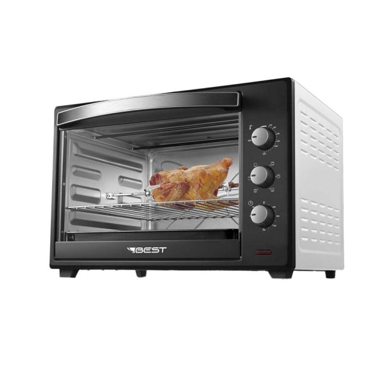 Forno Elétrico Best 60 Litros Plus com Espeto Giratório Preto/branco 1800w 127v