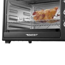 Forno Elétrico Best 60 Litros Plus com Espeto Giratório Preto/branco 1800w 127v - 3