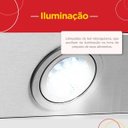 Ver imagem 3 de Coifa Ilha Nardelli 90cm em Vidro Curvo Inox 110V