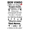 Adesivo de Parede Decorativo Frase Motivacional Bem Vindo Ballet - 3