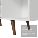 Ver imagem 6 de Rack para Tv até 80 Polegadas 160cm com Pés Branco/rustic Torino Madesa