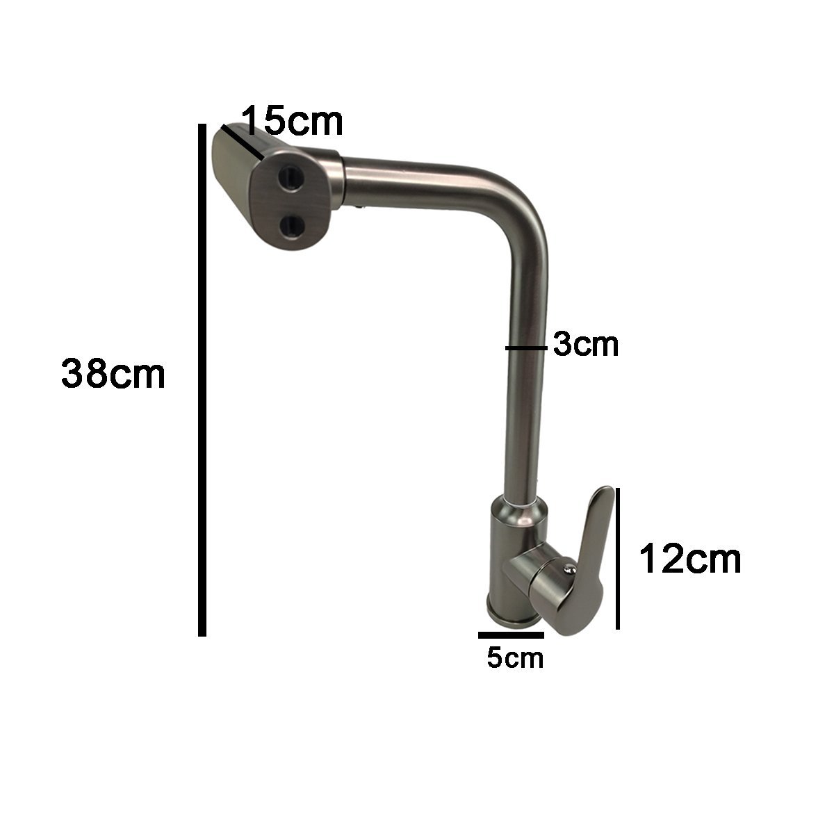 Torneira Gourmet Monocomando Cozinha Rotaçao 360 Agua Quente Fria Quatro Modos Jatos de Agua Mistura - 9