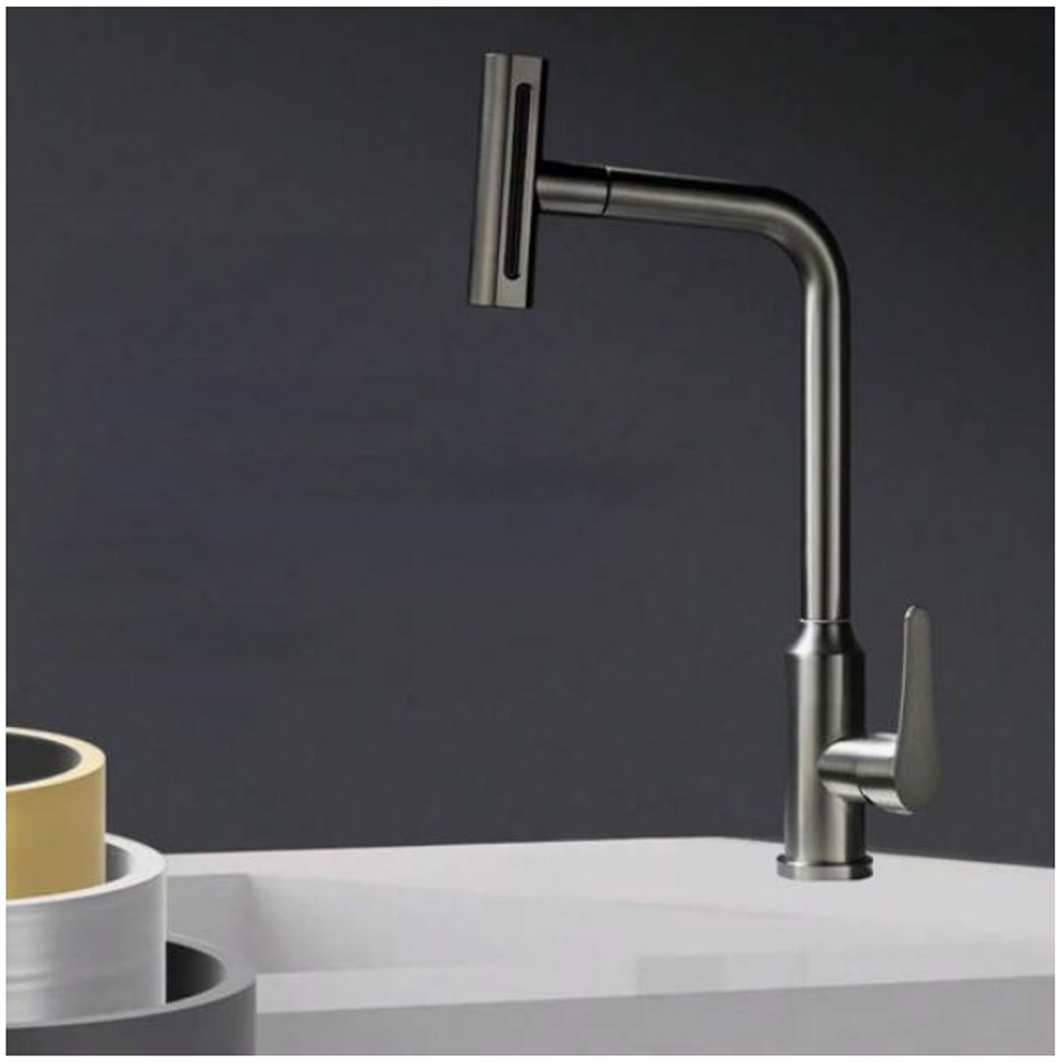 Torneira Gourmet Monocomando Cozinha Rotaçao 360 Agua Quente Fria Quatro Modos Jatos de Agua Mistura - 2