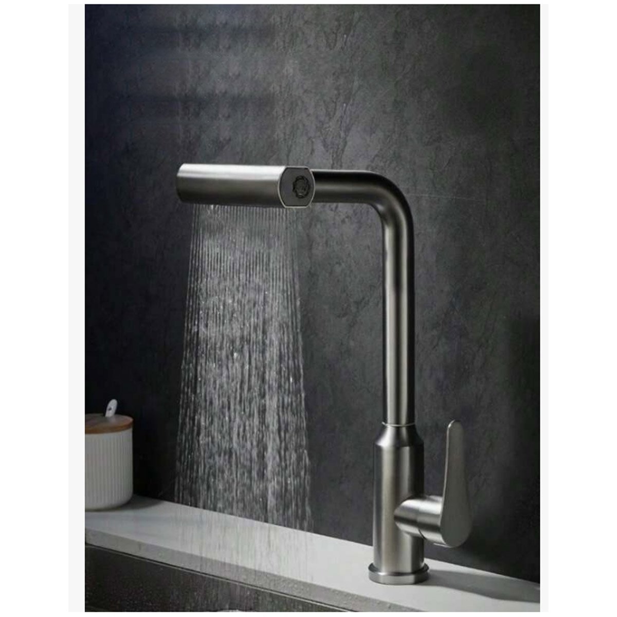 Torneira Gourmet Monocomando Cozinha Rotaçao 360 Agua Quente Fria Quatro Modos Jatos de Agua Mistura - 7