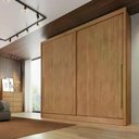 Ver imagem 4 de Guarda Roupa Geom 2 Portas 4 Gavetas Cor:cumaru