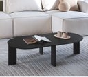 Ver imagem 1 de Mesa de Centro Orgânica 120cm Chanfrada Pé Madeira 28017 Artesano