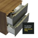 Ver mais imagens de Armário de Cozinha Completa de Canto 546cm Rustic/Preto Lux Madesa 01