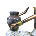 Ver imagem 7 de Escultura Africana Decorativo - 29x16x9cm Prime Home Decor