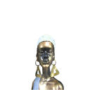 Ver imagem 5 de Escultura Africana Decorativo - 29x16x9cm Prime Home Decor