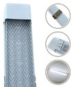 Ver imagem 3 de Luminária Linear 120cm Cristal Led 50w Sobrepor Branco Frio Bivolt