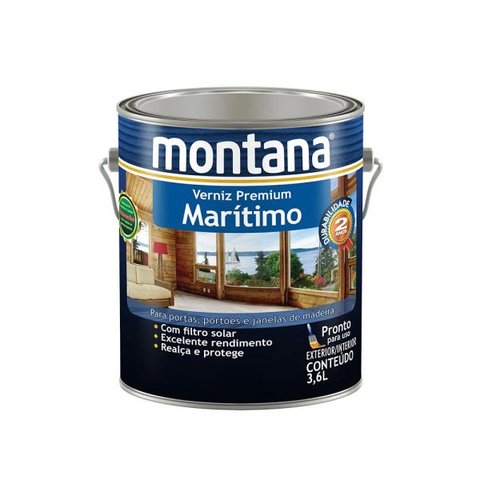 Verniz marítimo acetinado natural 3,6L Montana