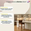 Ver imagem 2 de Kit 4 Banquetas Alta Cozinha Gourmet Conforto Suede:Suede Marrom