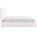 Ver mais imagens de Cama Casal Flutuante com Cabeceira 140cm Aura W01 Bouclê Cru - Lyam Decor
