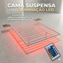 Ver imagem 5 de Cama Flutuante Casal com LED Lara Branco
