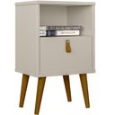 Ver imagem 5 de Kit Cabeceira Casal 240cm Celine Com Mesa De Cabeceira 01 Gaveta Loreta L05 Carvalho - Lyam Decor
