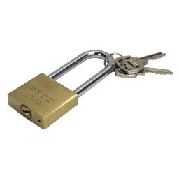 CADEADO DE LATÃO COM HASTE LONGA 35/50 PADO - 2