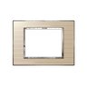 Placa 3 postos Arteor casual 4X2 583015 Pial - 1