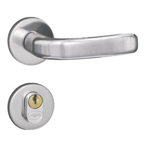 Fechadura Externa Roseta Aço 40mm MGM Stilo Cromado