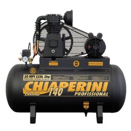 Compressor de Ar 10mpi 110l Motor Monofásico 2hp 110/220v Ip21 Chiaperini - 1