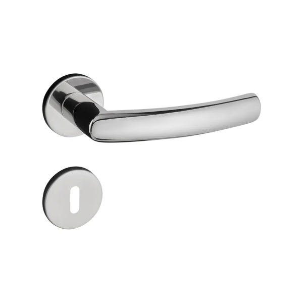 Fechadura interna de inox escovado 55mm Luma Pado