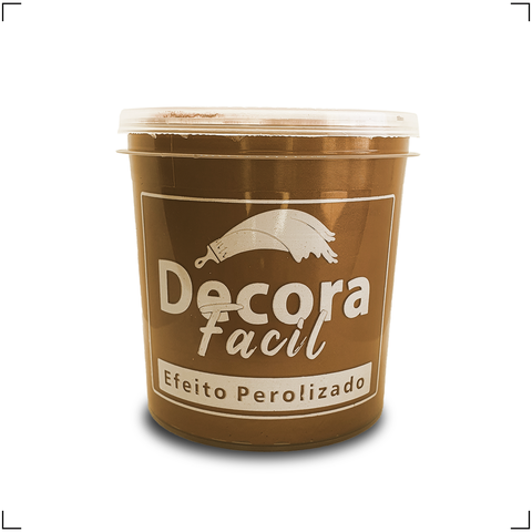 Cimento Queimado com Efeito Perolizado Decora Fácil 1kg - Fio de Cobre