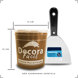 Cimento Queimado com Efeito Perolizado Decora Fácil 1kg - Fio de Cobre - 4
