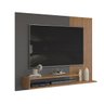 Painel de Tv Rack Suspenso Até 50 Polegadas Palermo Freijó - Cinza Urbano - ÉdeCasaMóveis                                                       - 6
