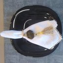Ver mais imagens de Kit 12 Pratos Rasos de Sobremesa 19cm Vidro Opalino Lyor Carine Black Comidas